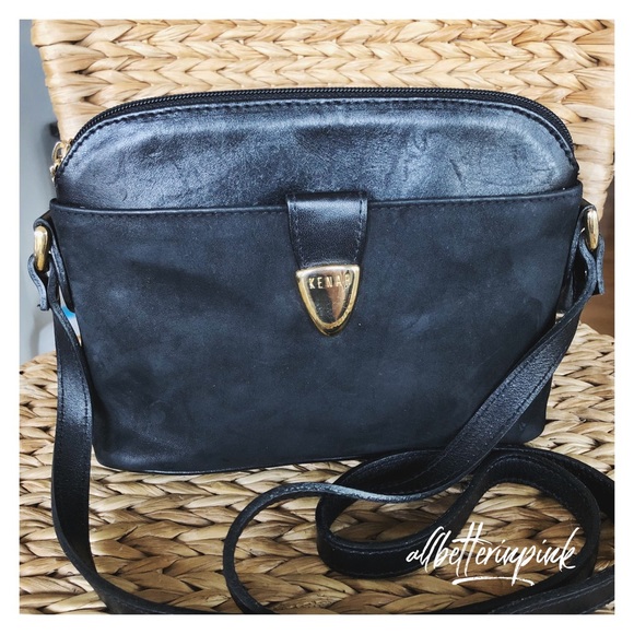 Kenar Handbags - ❗️VINTAGE ❗️ Kenar Leather+Suede Crossbody Purse